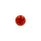 Titanium Opal Ball - Threadless Red Opal