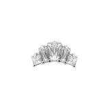 Nickel-Free Stainless Steel Tiara Attachment - Silver