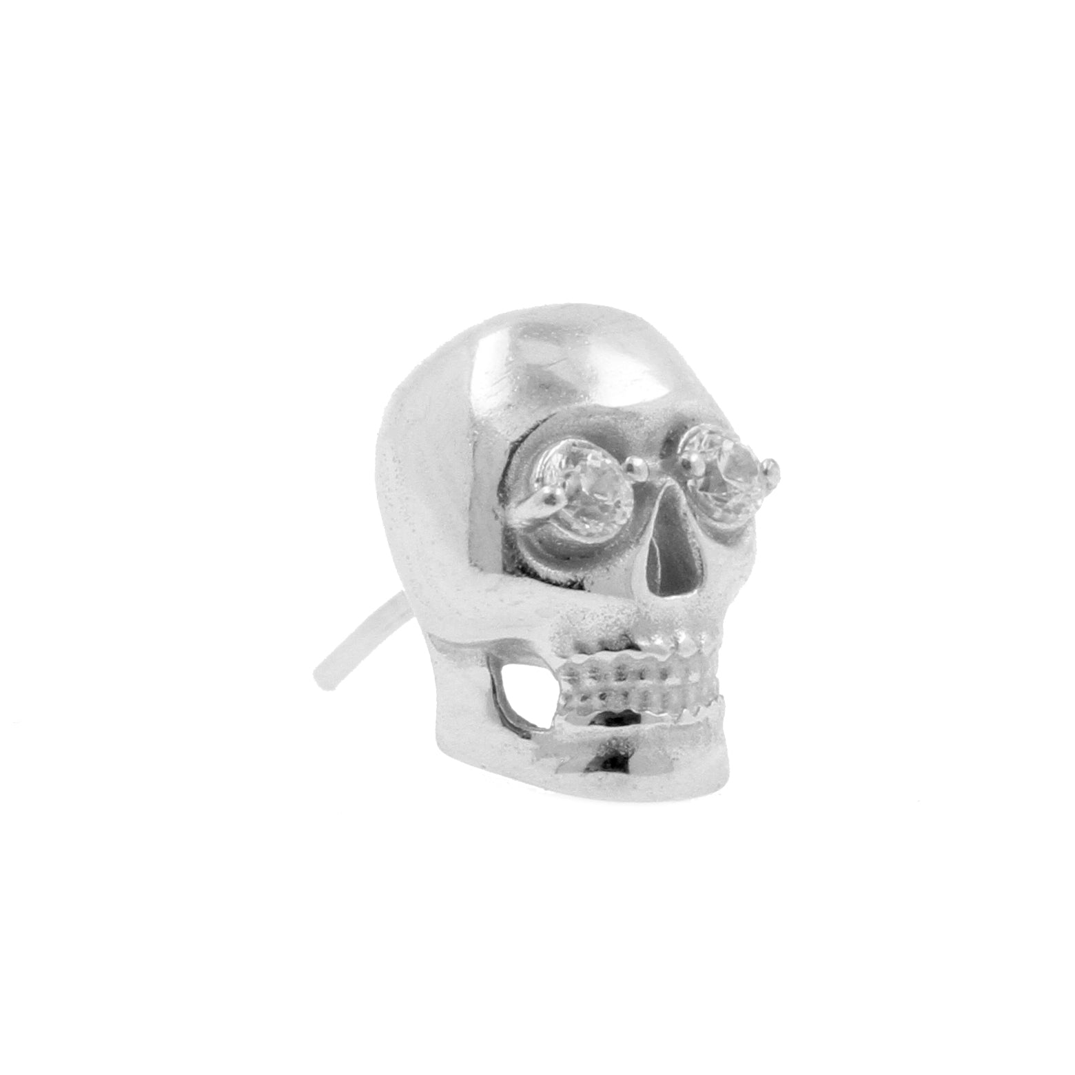 Nikkelvrij Stalen Skull Attachment - Zilver