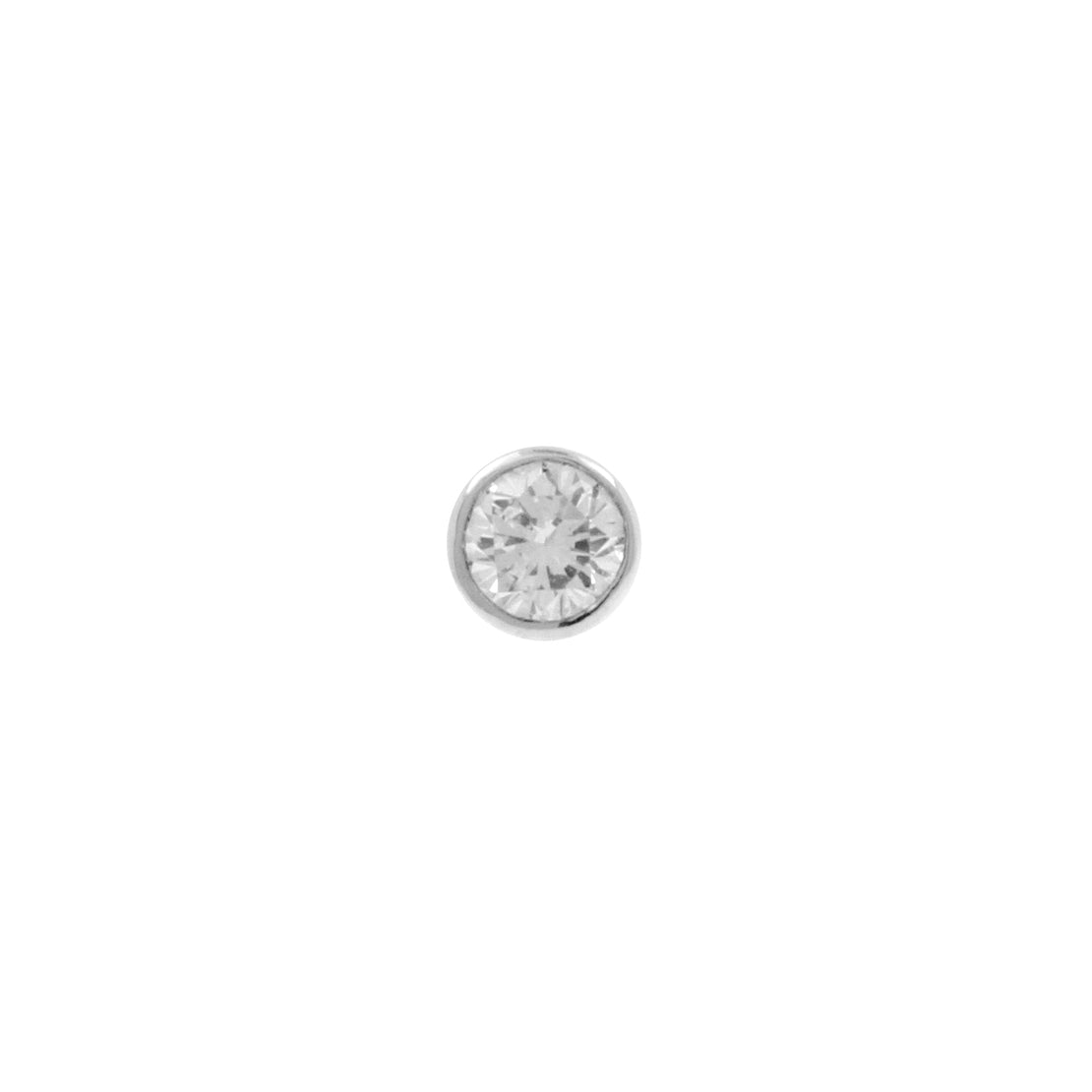 Platina Disc Met Diamant