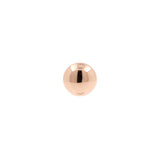18 Karat Roségold Halbkugel