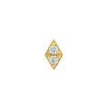 Nikkelvrij Stalen Diamond Attachment - Goud