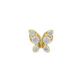 Nikkelvrij Stalen Butterfly Attachment - Clear
