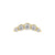 Nickel-Free Stainless Steel Curve Attachment - Gold