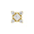 Nickel-Free Stainless Steel Square Cluster Attachment - Gold