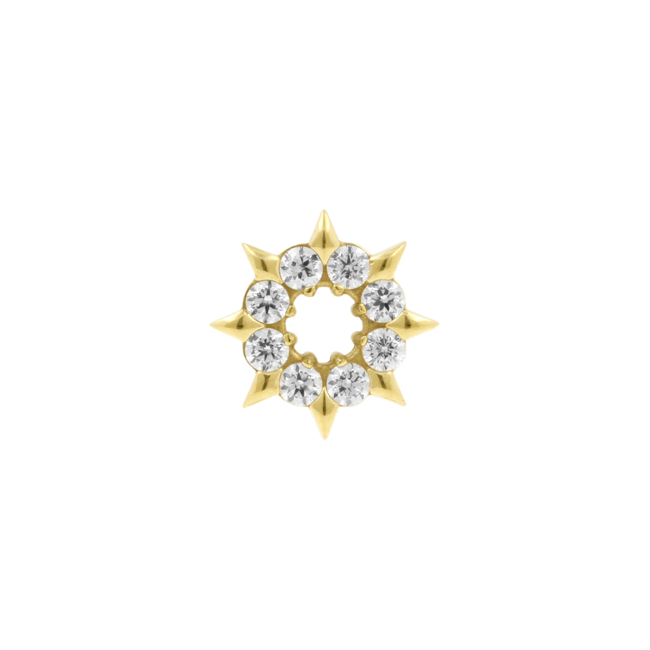 Nickel-Free Stainless Steel - Zirconia Wheel - Gold