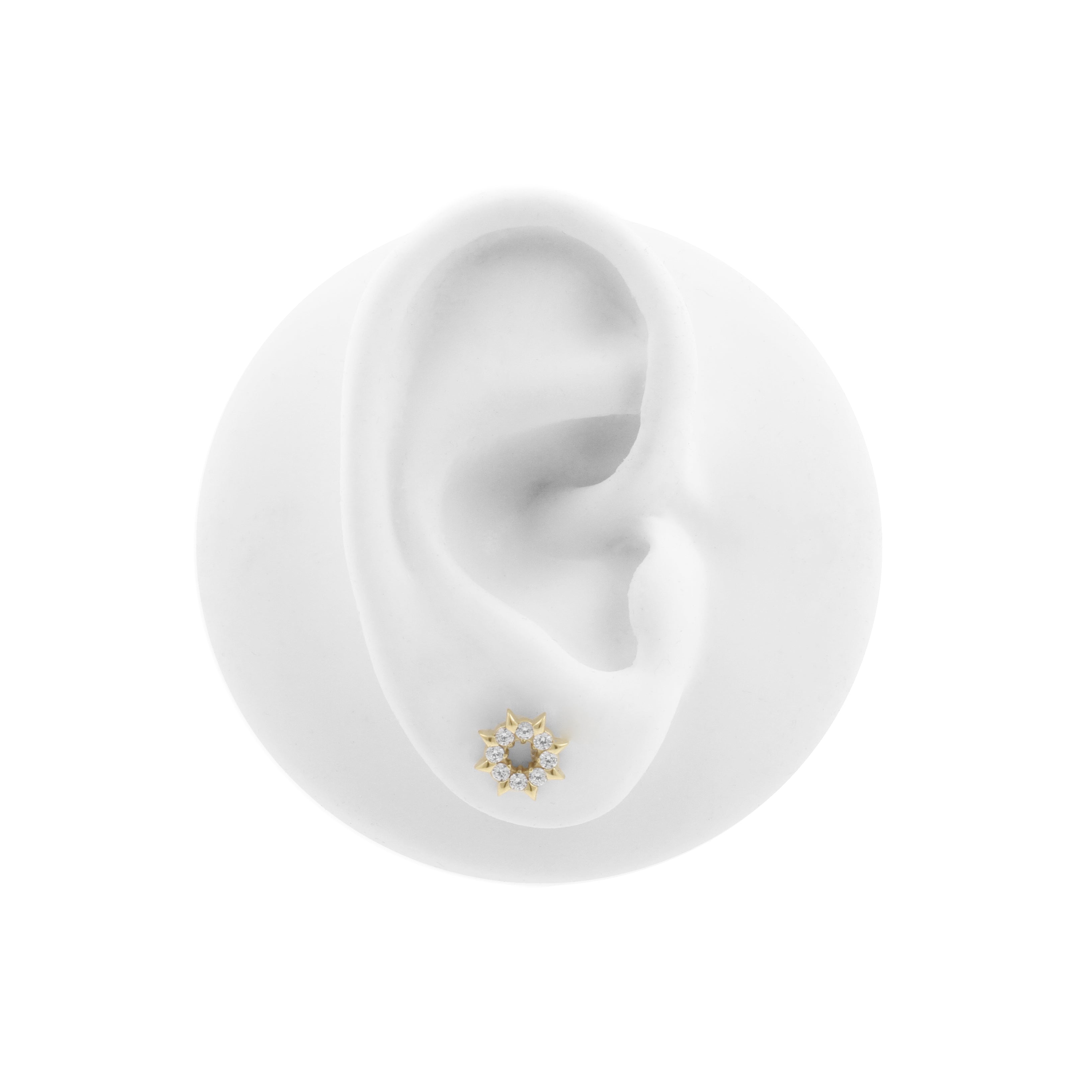 Nickel-Free Stainless Steel - Zirconia Wheel - Gold