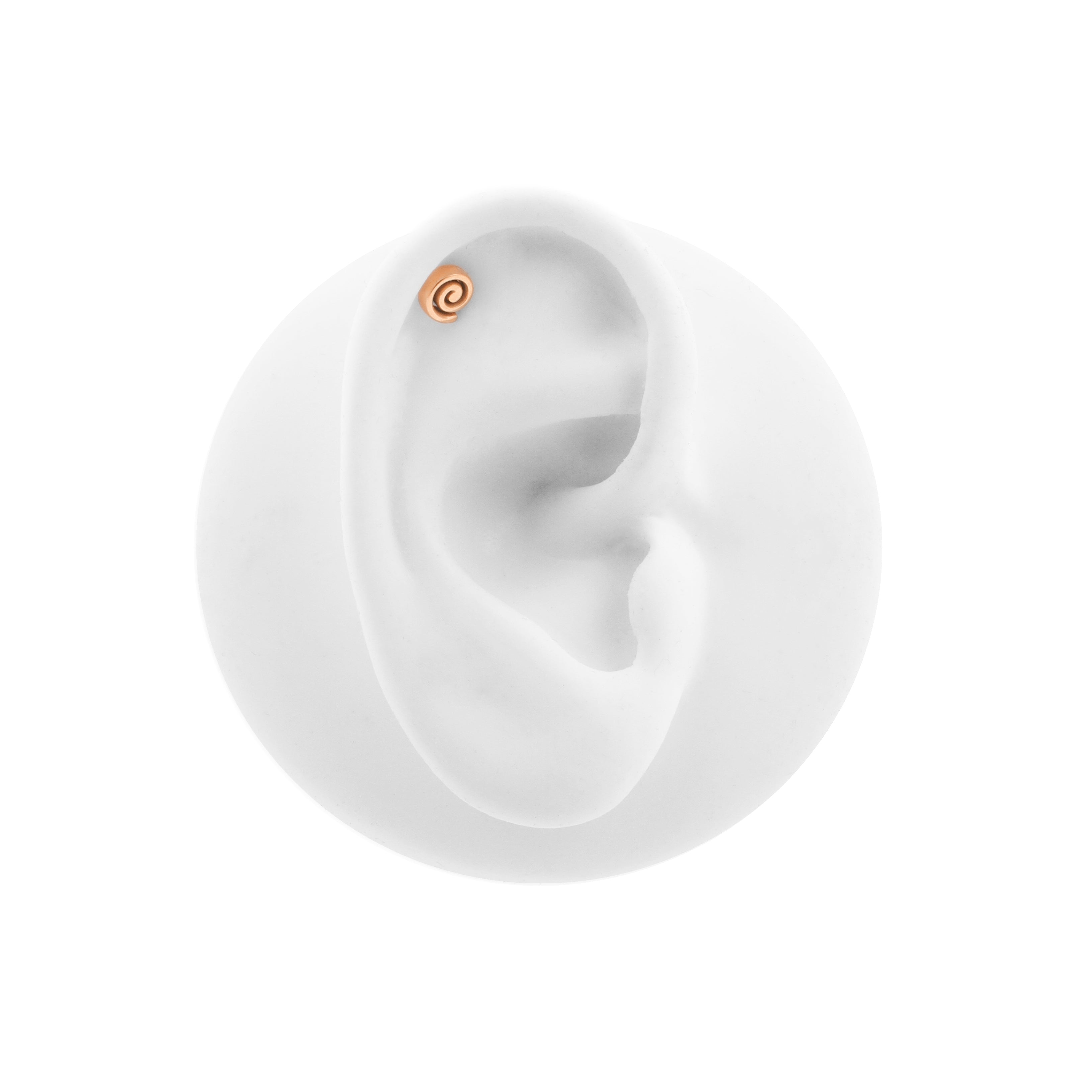 Chirurgisch Stalen Spiraal Top - Roodgoud