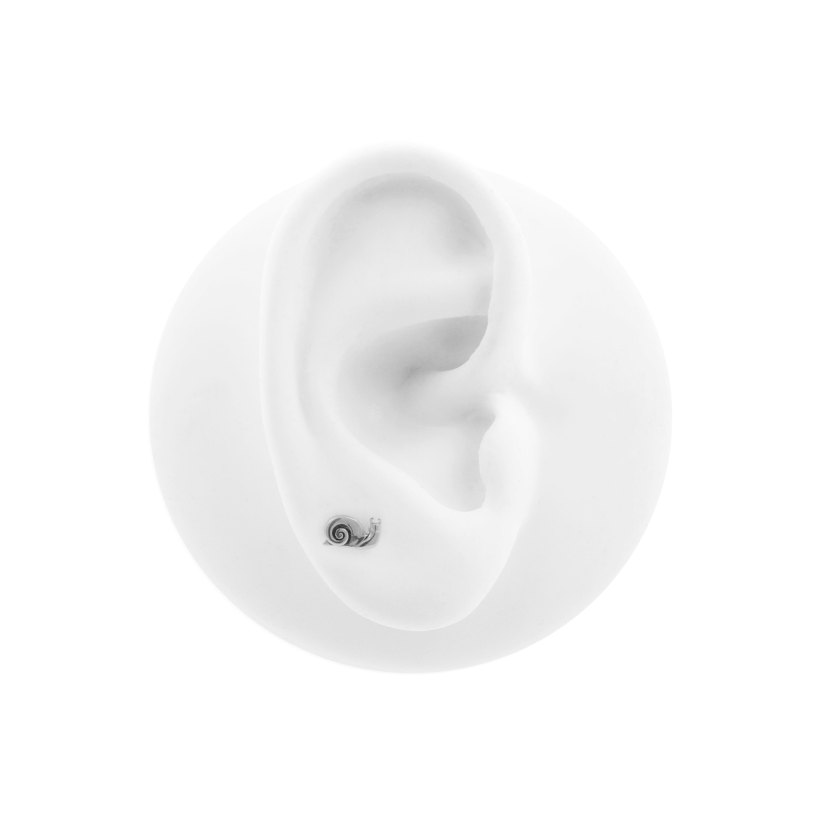Chirurgisch Stalen Slak Top - Zilver