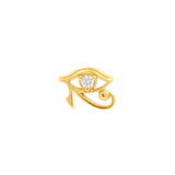 Chirurgisch Stalen Oog van Horus Top - Goud