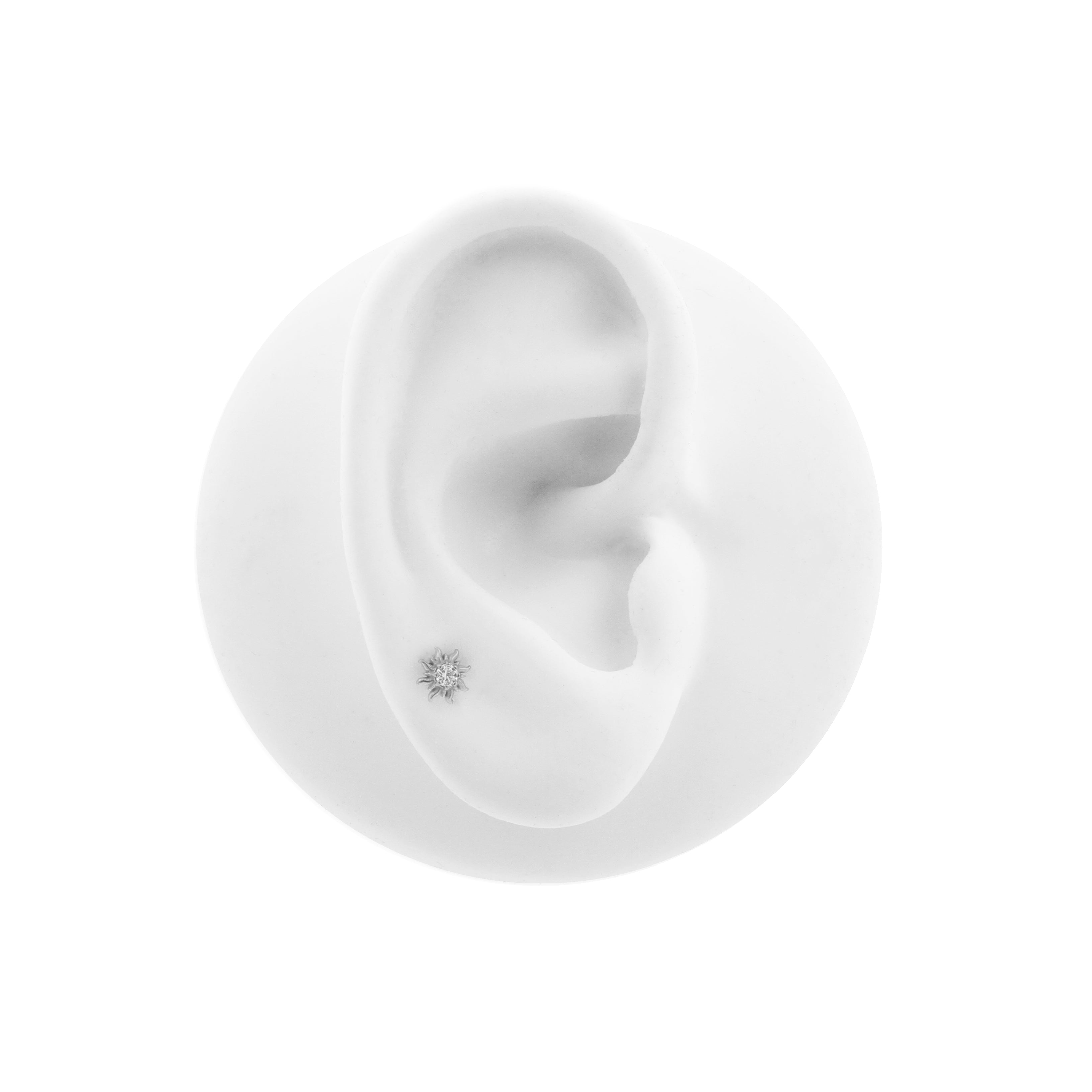 Chirurgisch Stalen Zon Top - Zilver