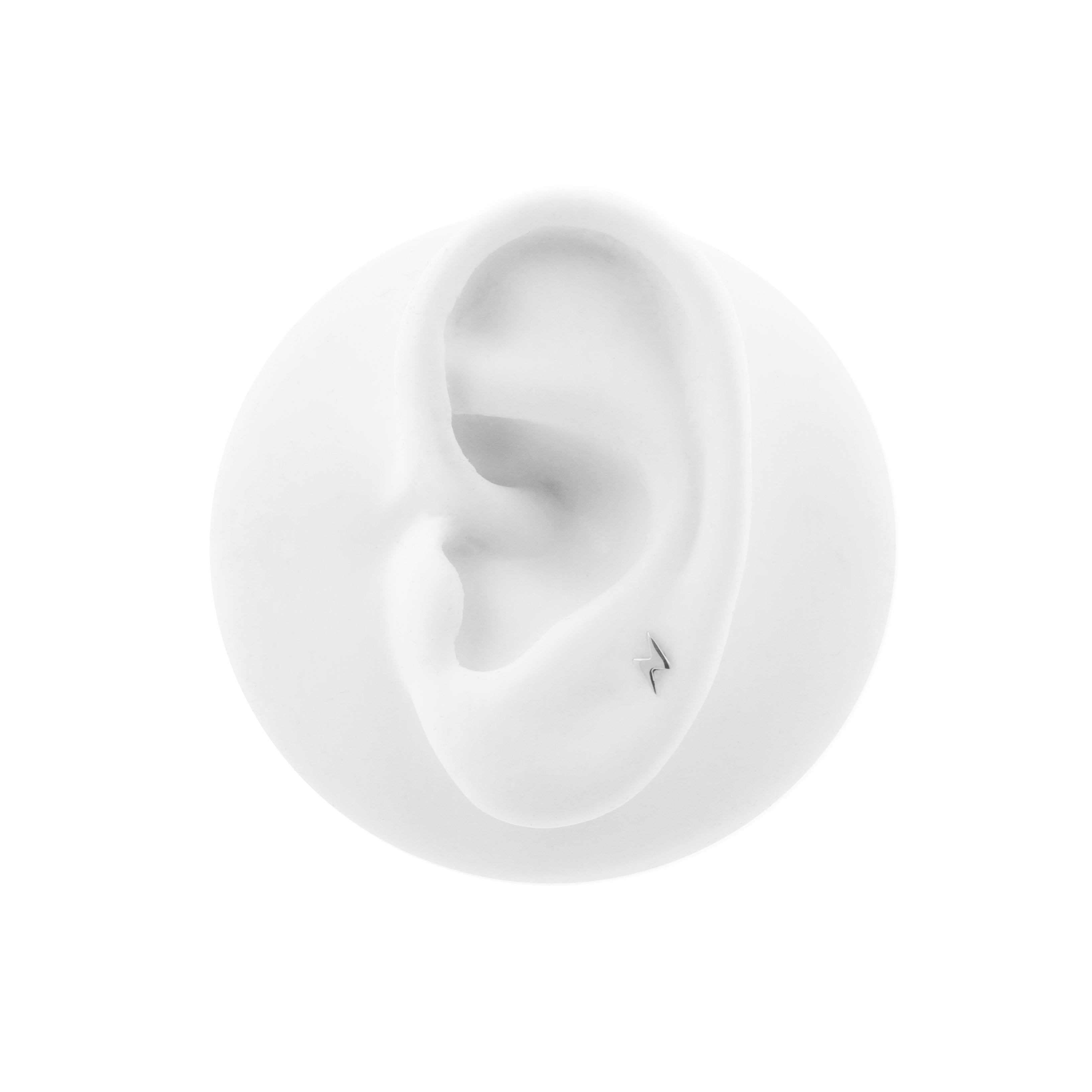 Titanium Threadless Top - Flash Left Silver