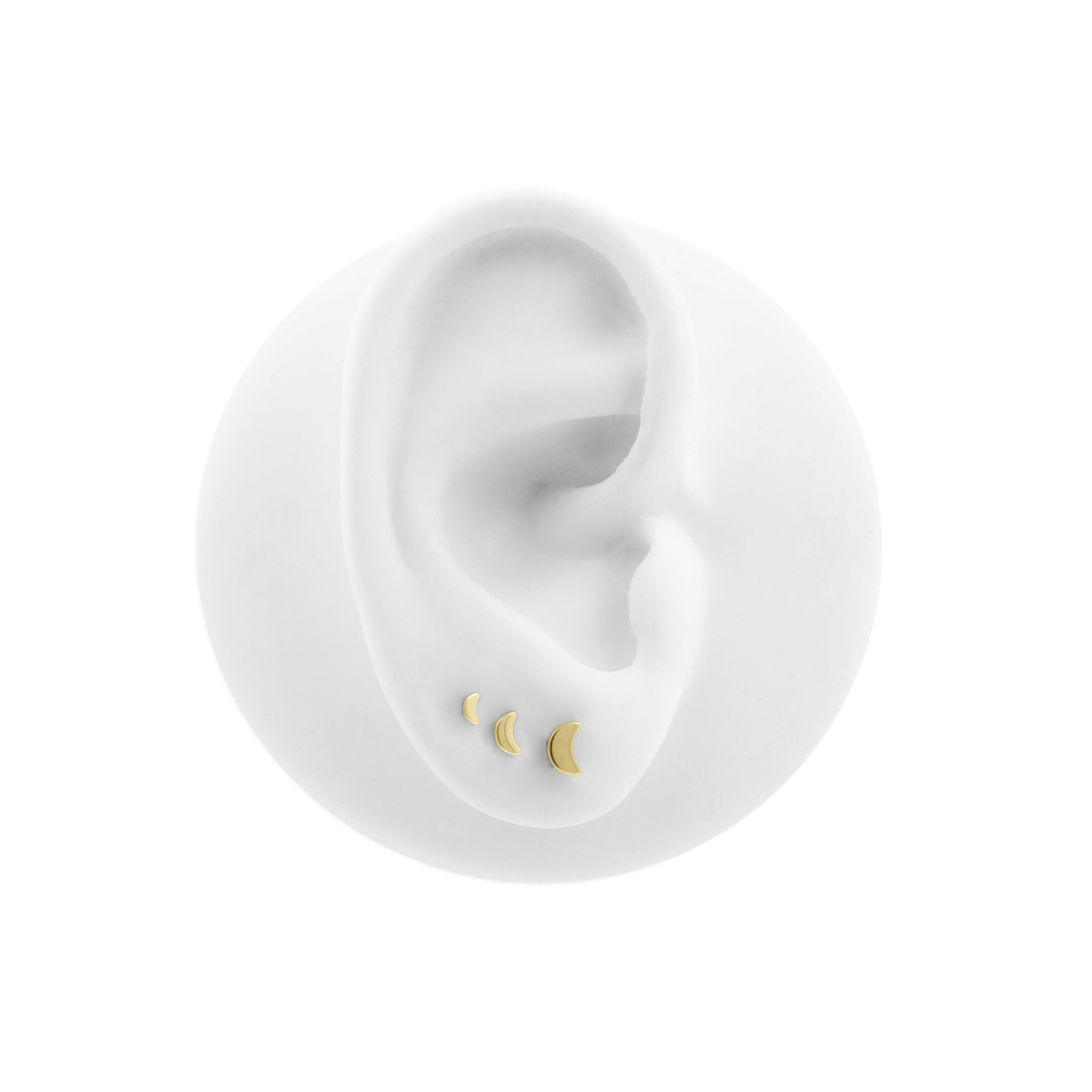 Titanium Threadless Top - Moon Gold