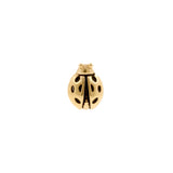 Nickel-Free Stainless Steel Ladybug Gold