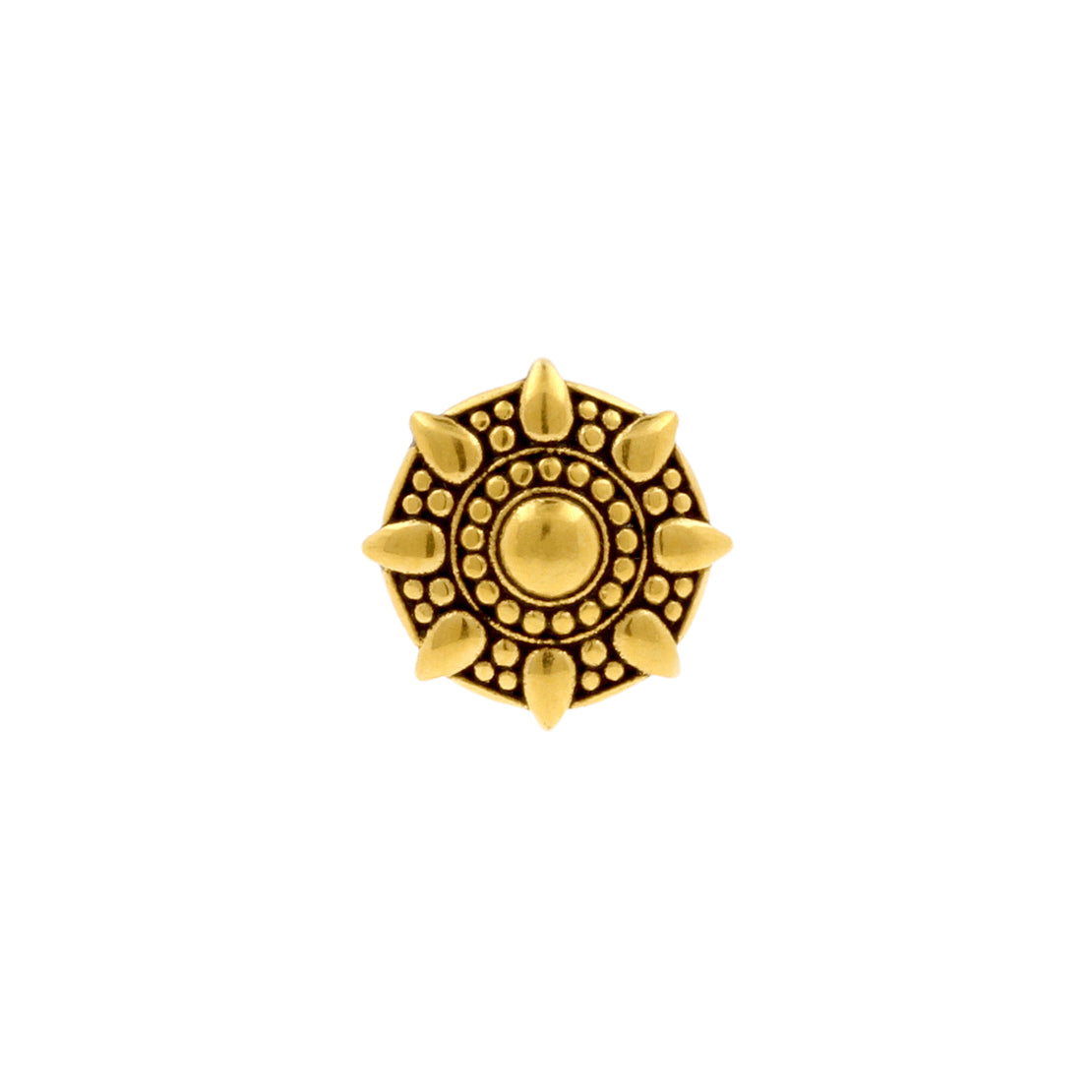 Nickelfreier Edelstahl Sonne Gold