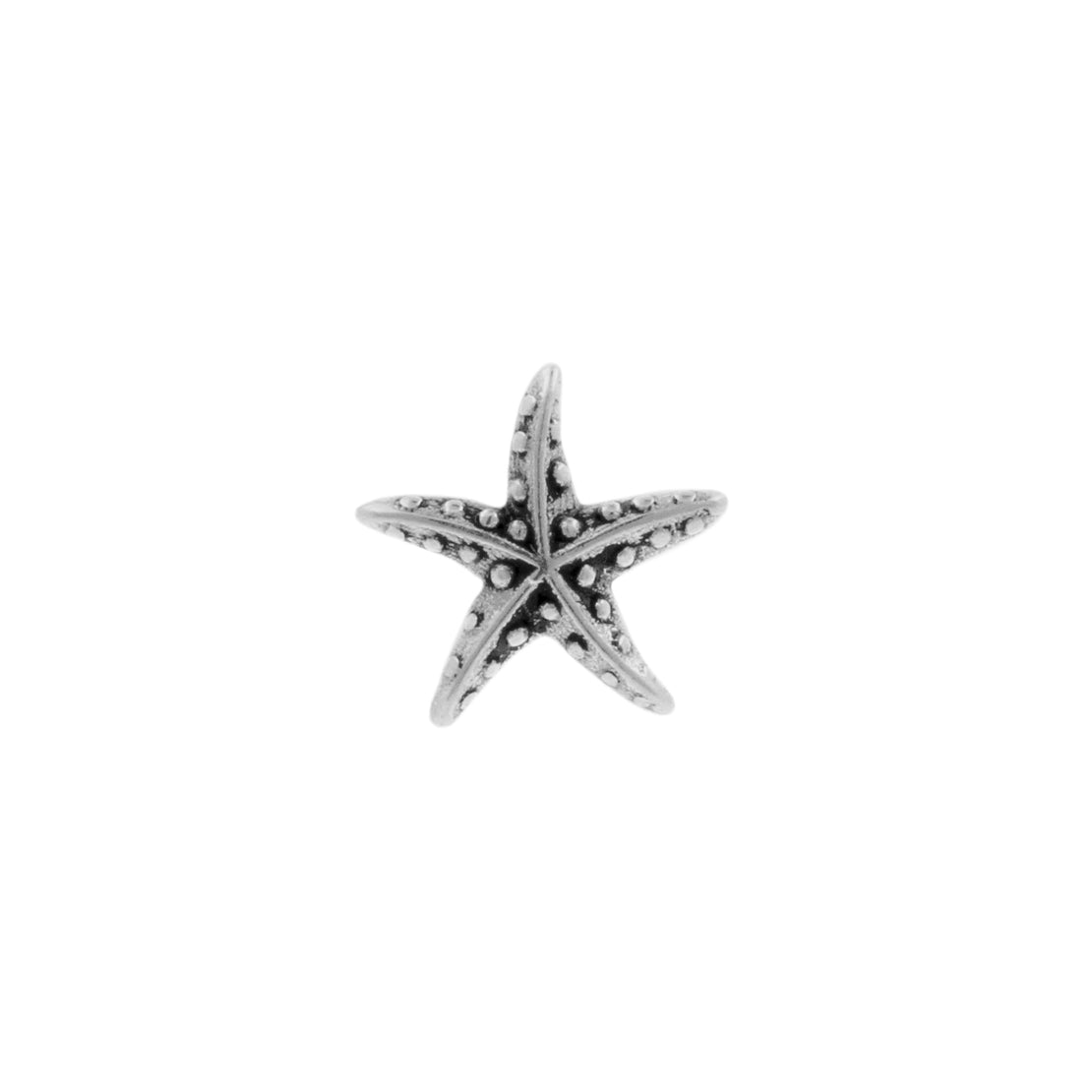 Nickel-Free Stainless Steel Starfish Silver