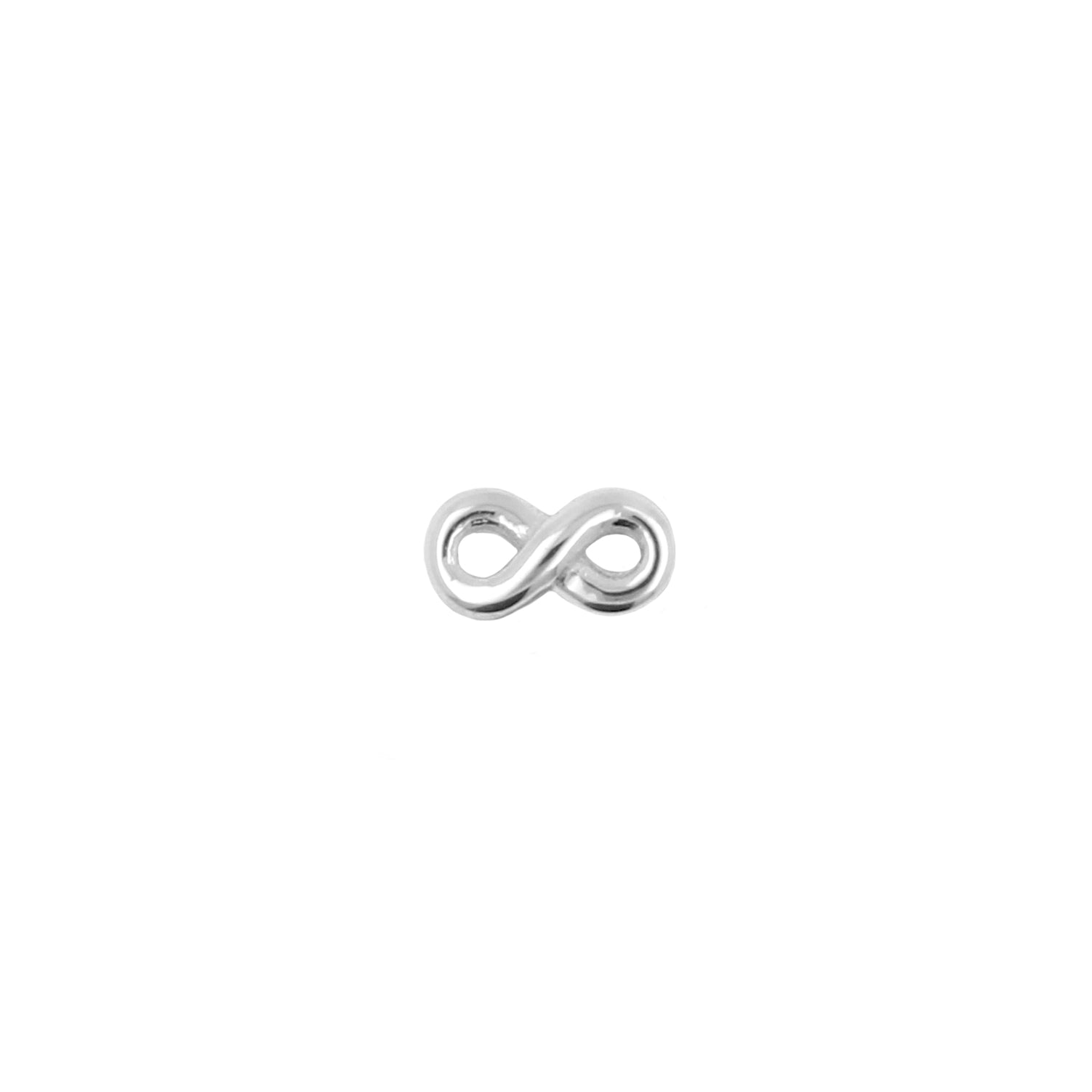 18 Karat White Gold Infinity