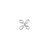18 Karat White Gold Bowen Knot