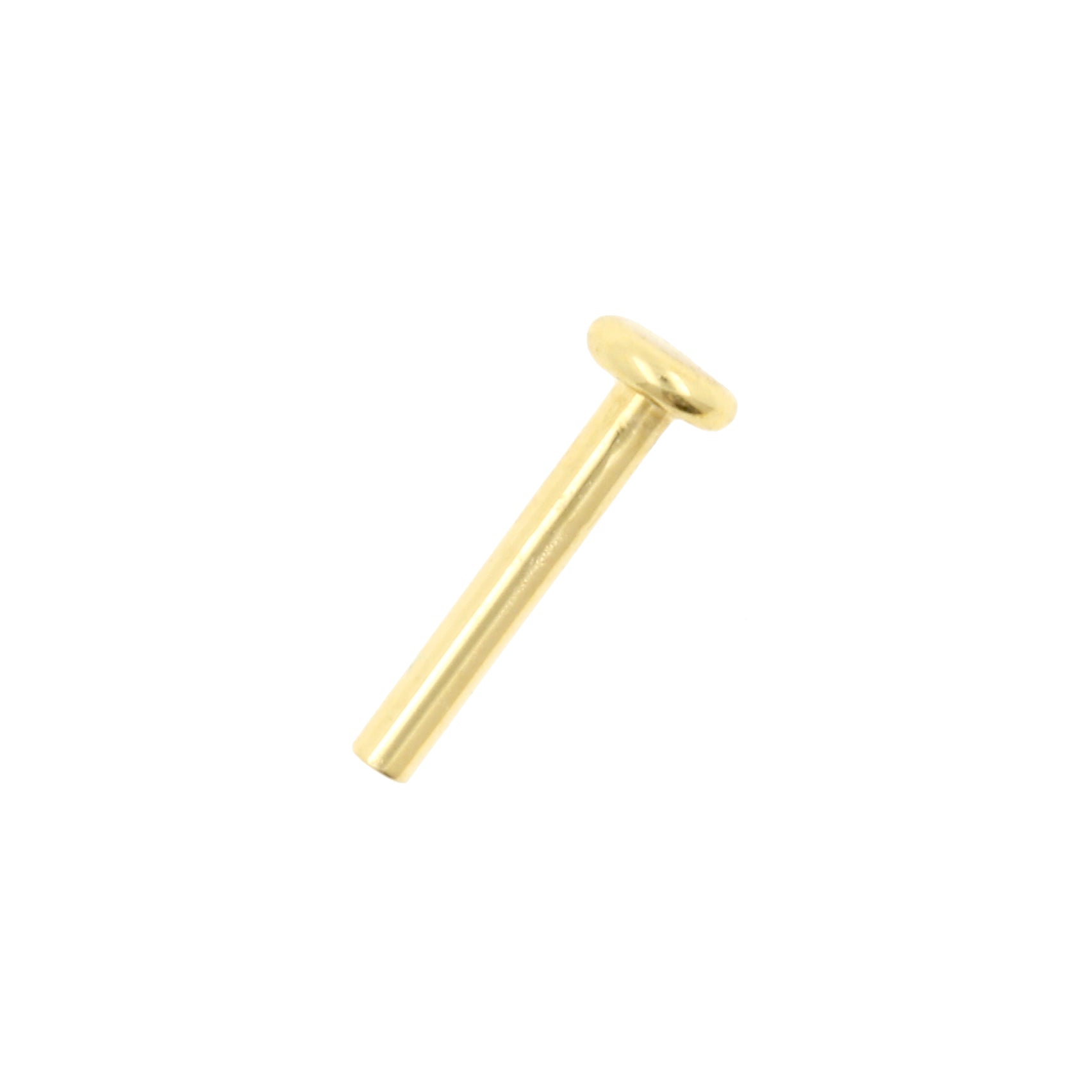 18 Karat Gold Labret Stud