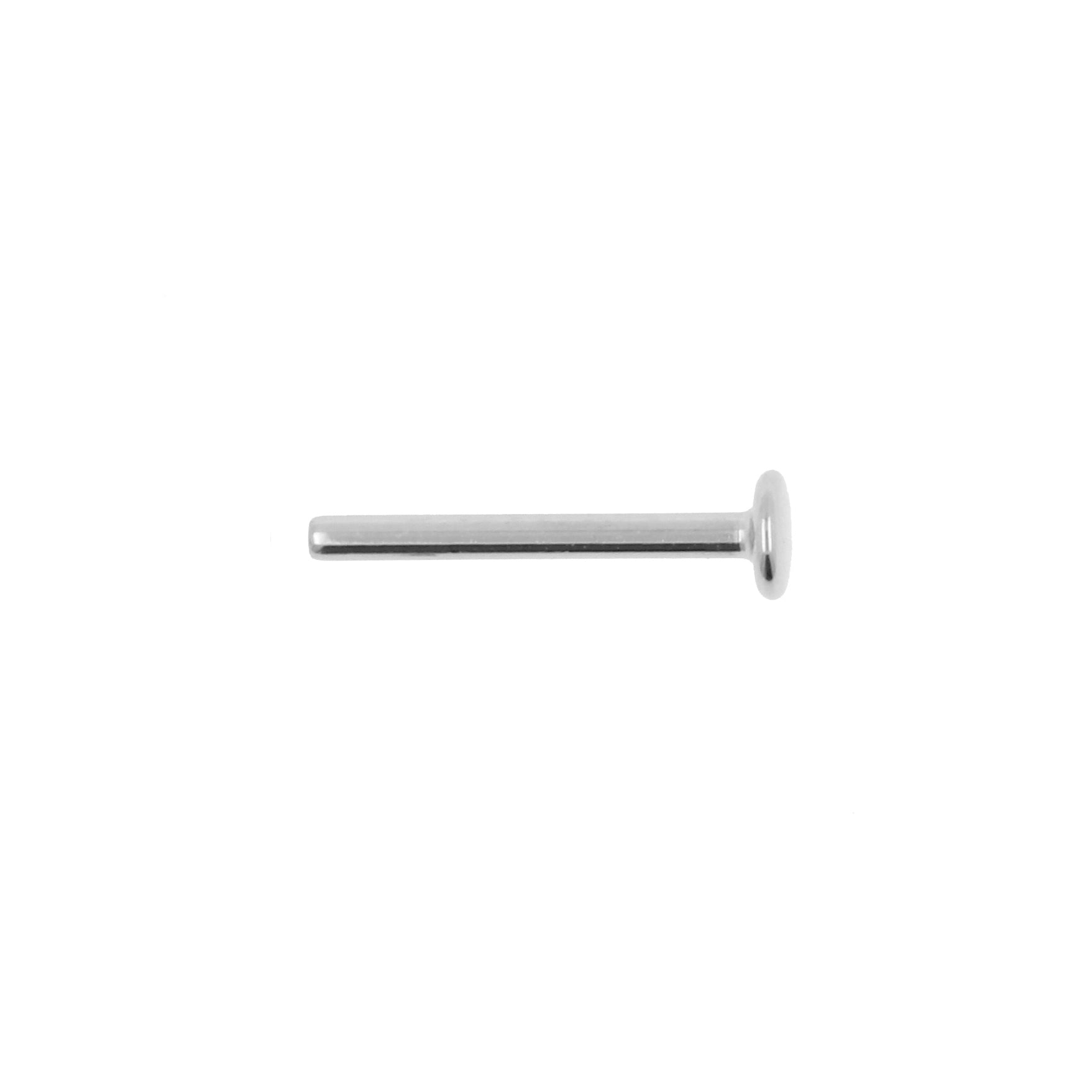 Titanium-Niobium Titanium-Niobium Labret Stud - Silver