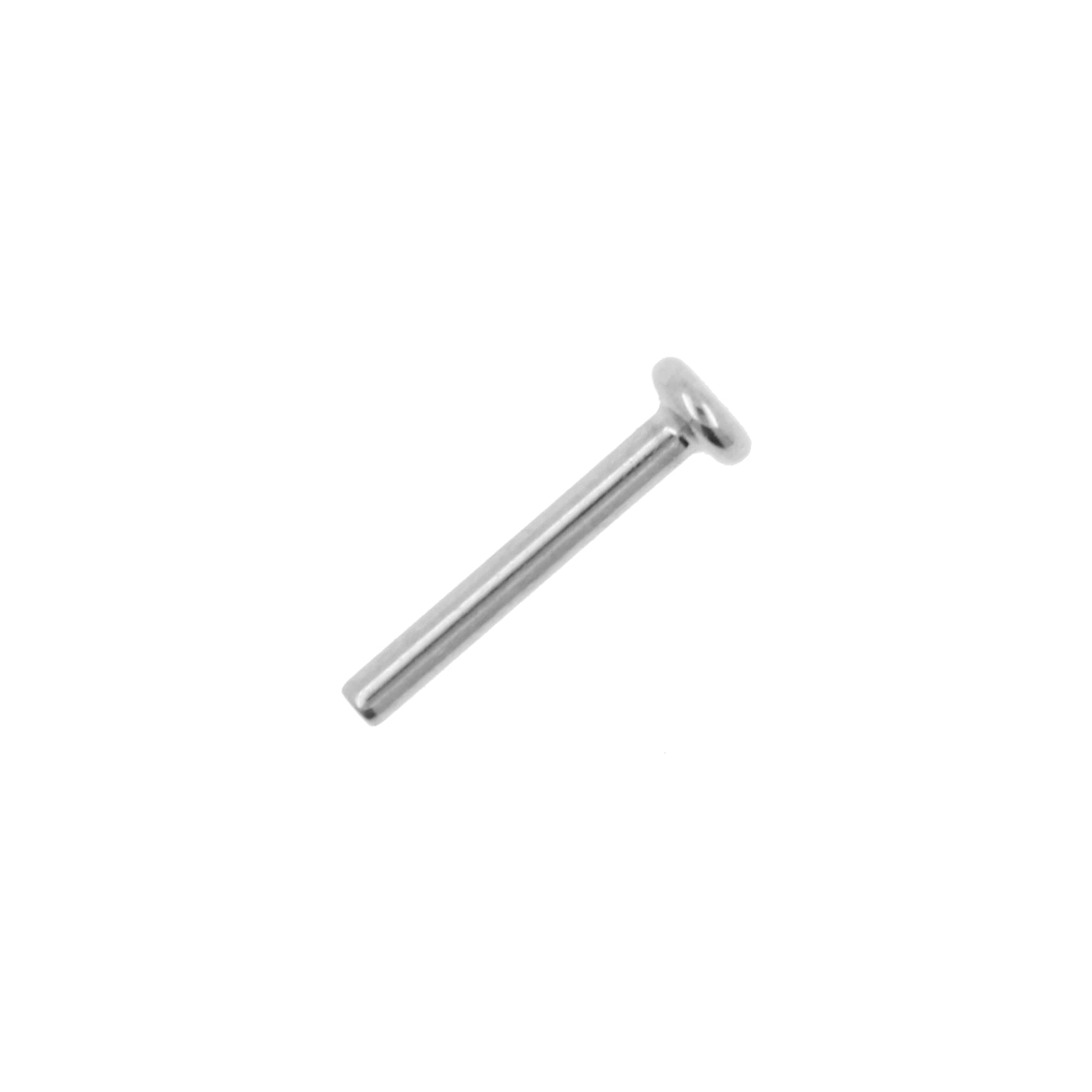 Titanium-Niobium Titanium-Niobium Labret Stud - Silver