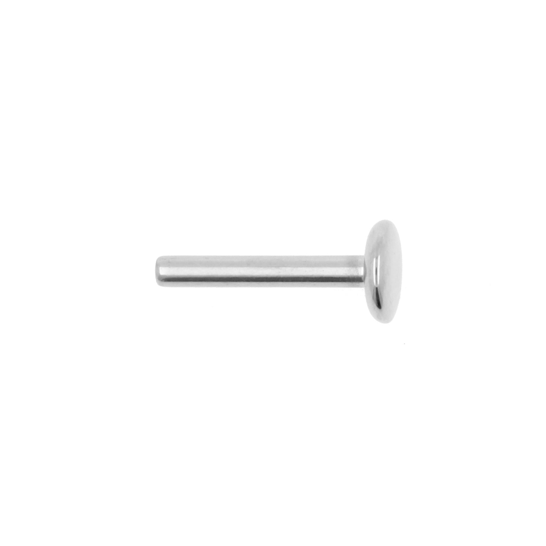 Titanium-Niobium Titanium-Niobium Labret Stud - Silver