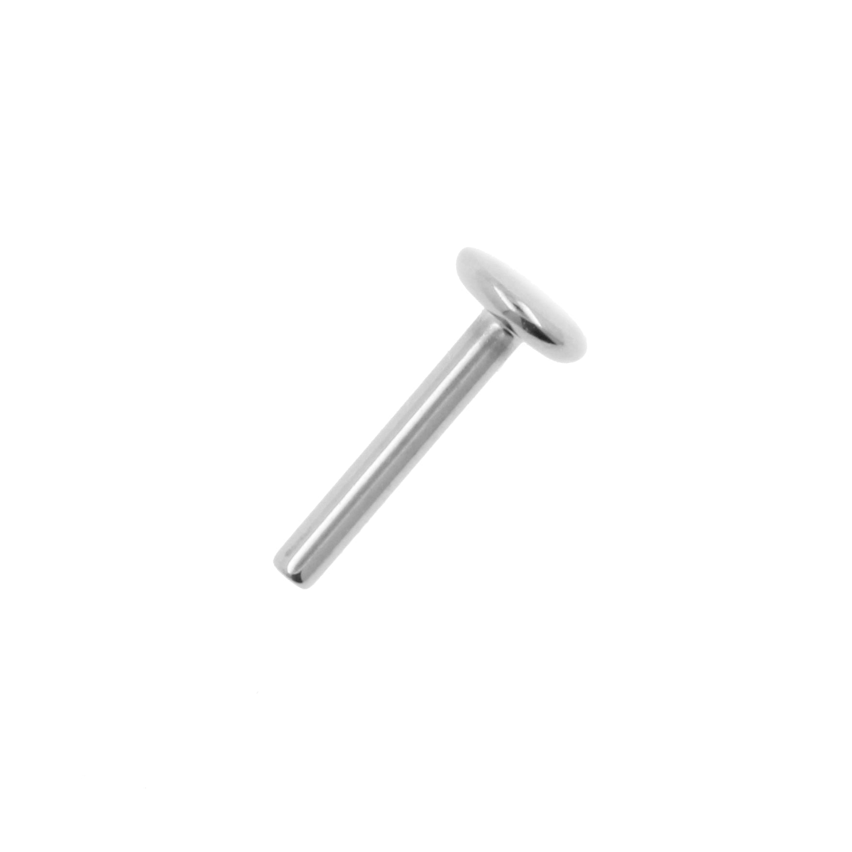 Titanium-Niobium Titanium-Niobium Labret Stud - Silver