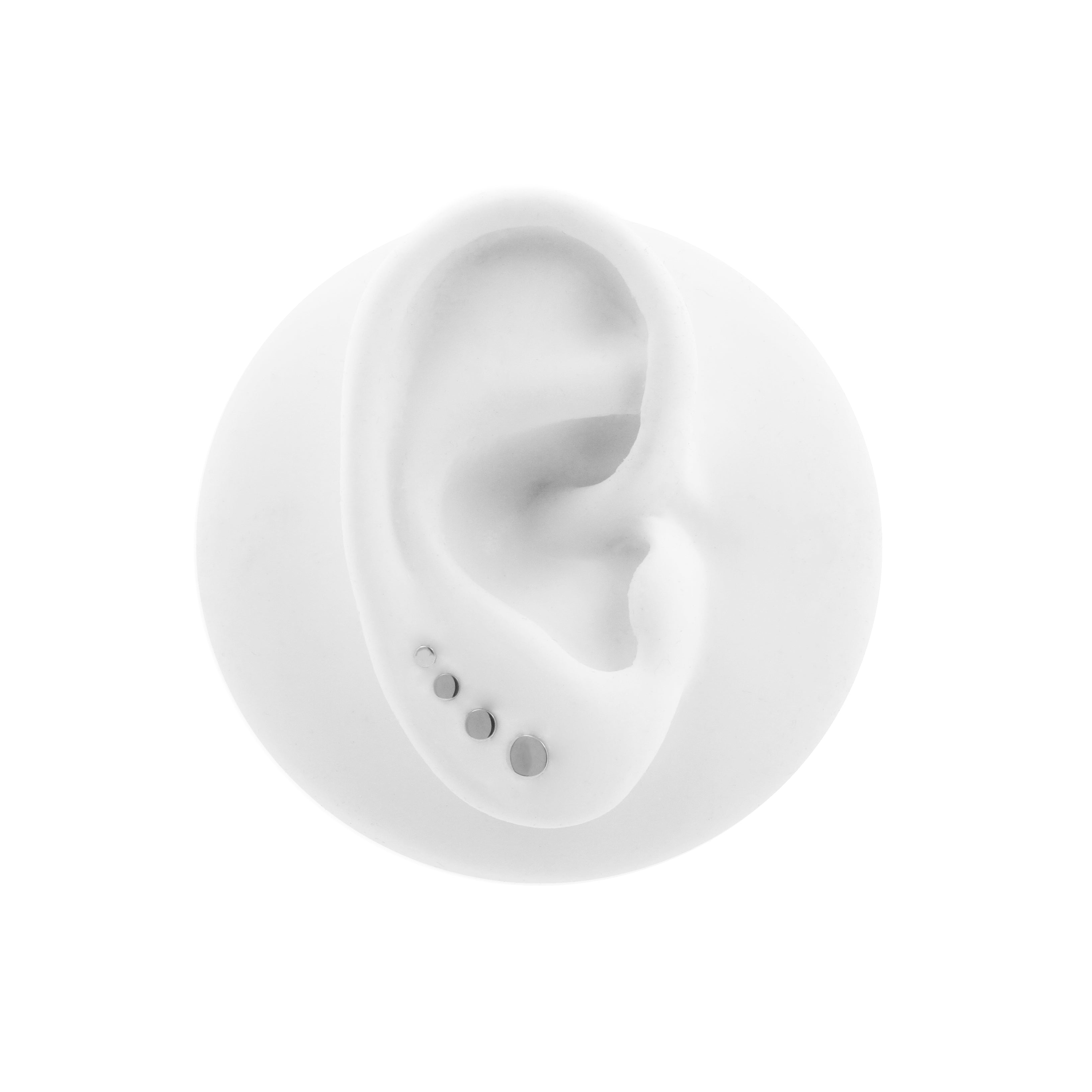 Titanium Platte Disc Zilver