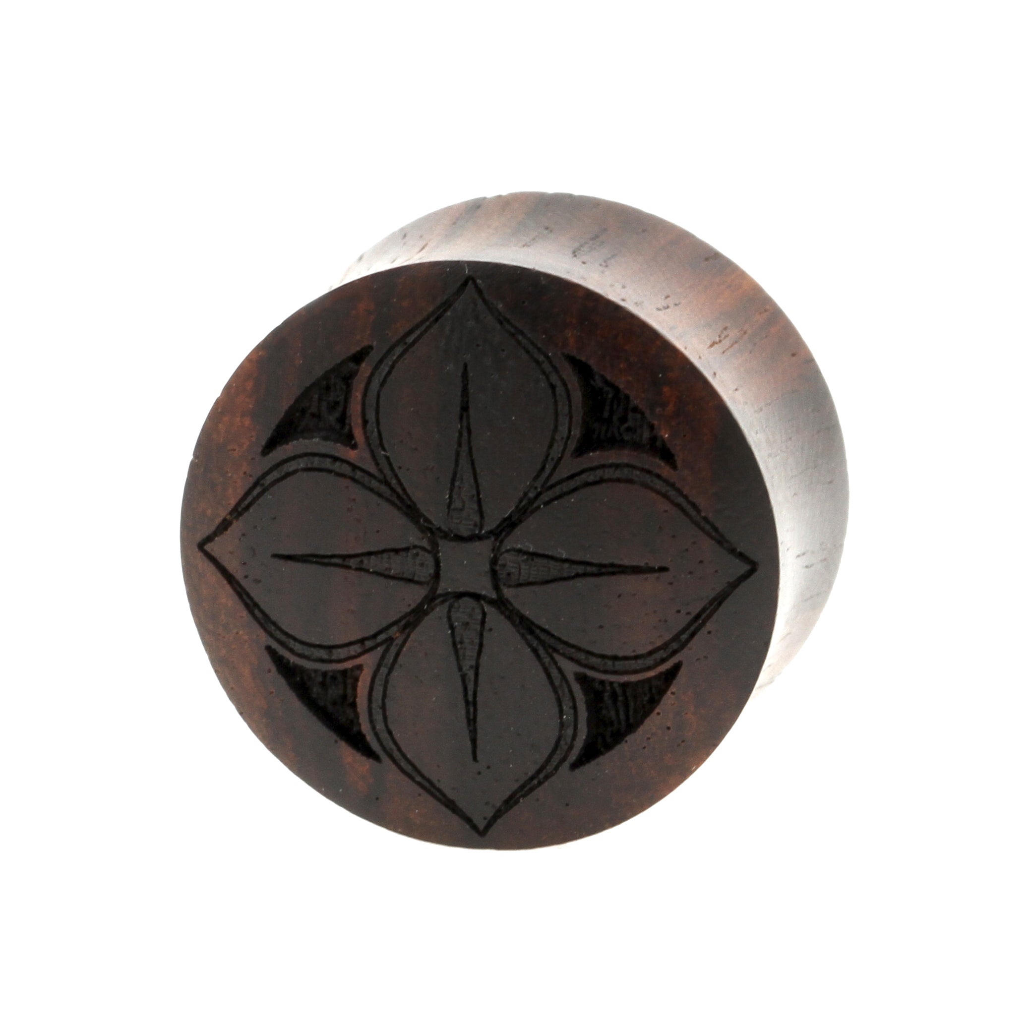 Wood Lotus Plugs - Sono Dark Brown