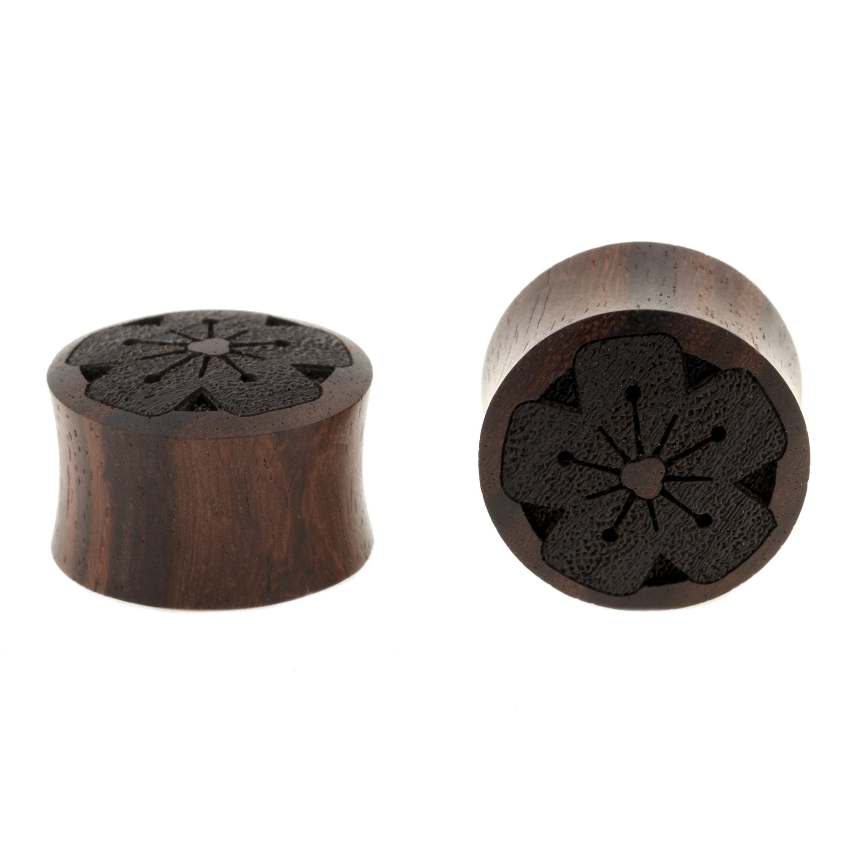 Wood Sakura Plugs - Sono Dark Brown