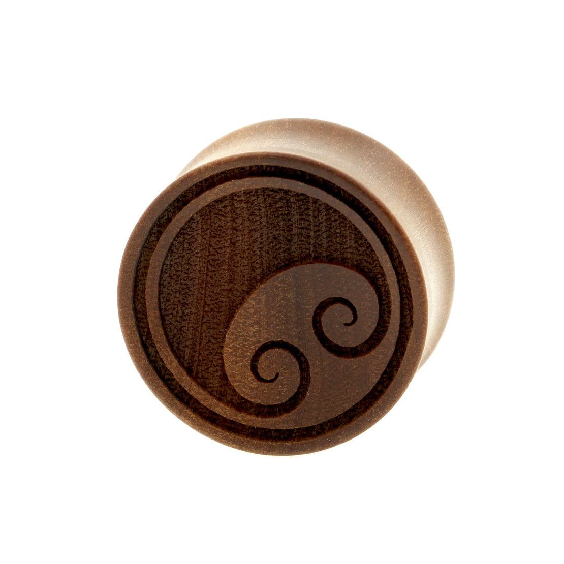 Houten Double Koru - Sawo Bruin