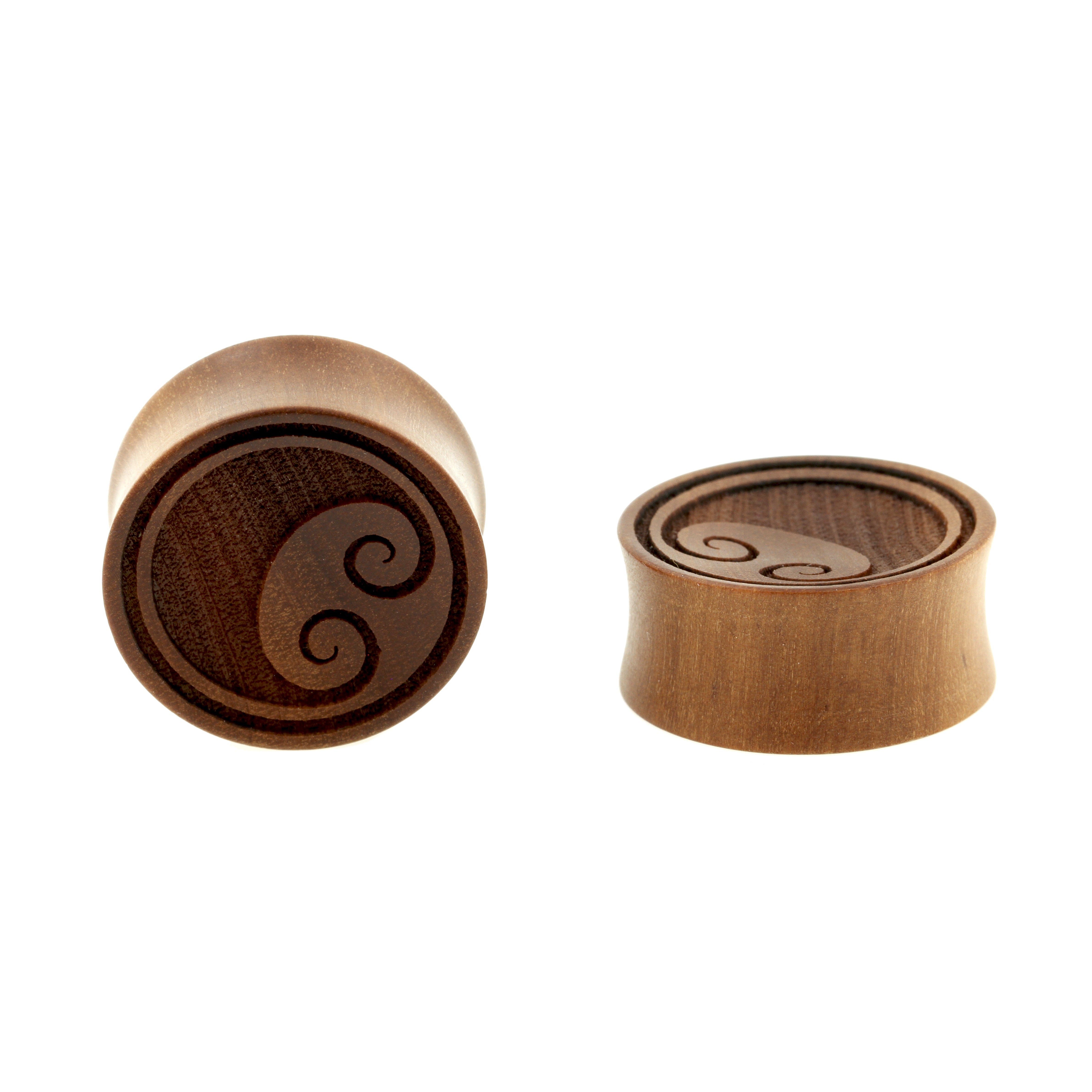 Houten Double Koru - Sawo Bruin