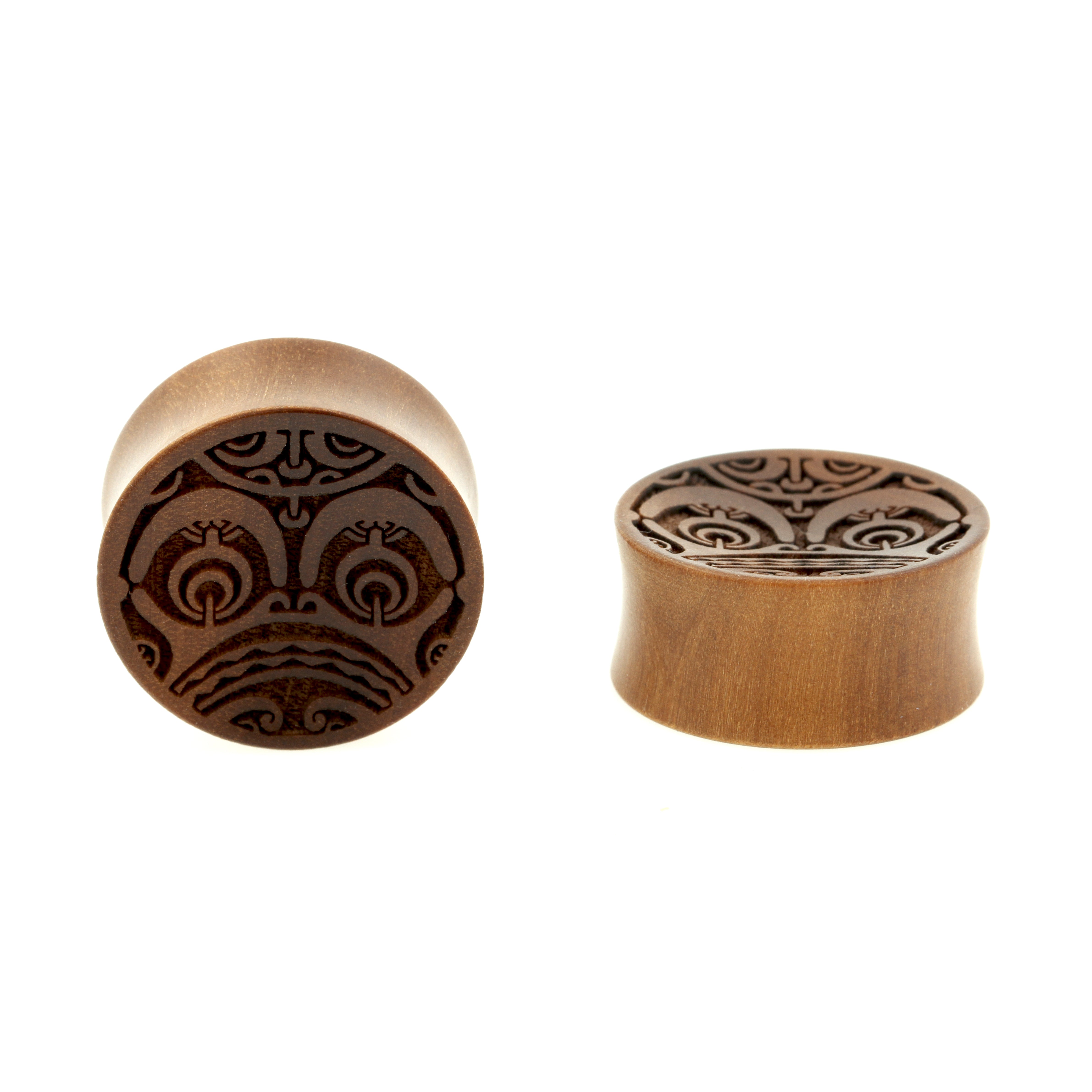 Houten Marquesan Tiki - Sawo Bruin