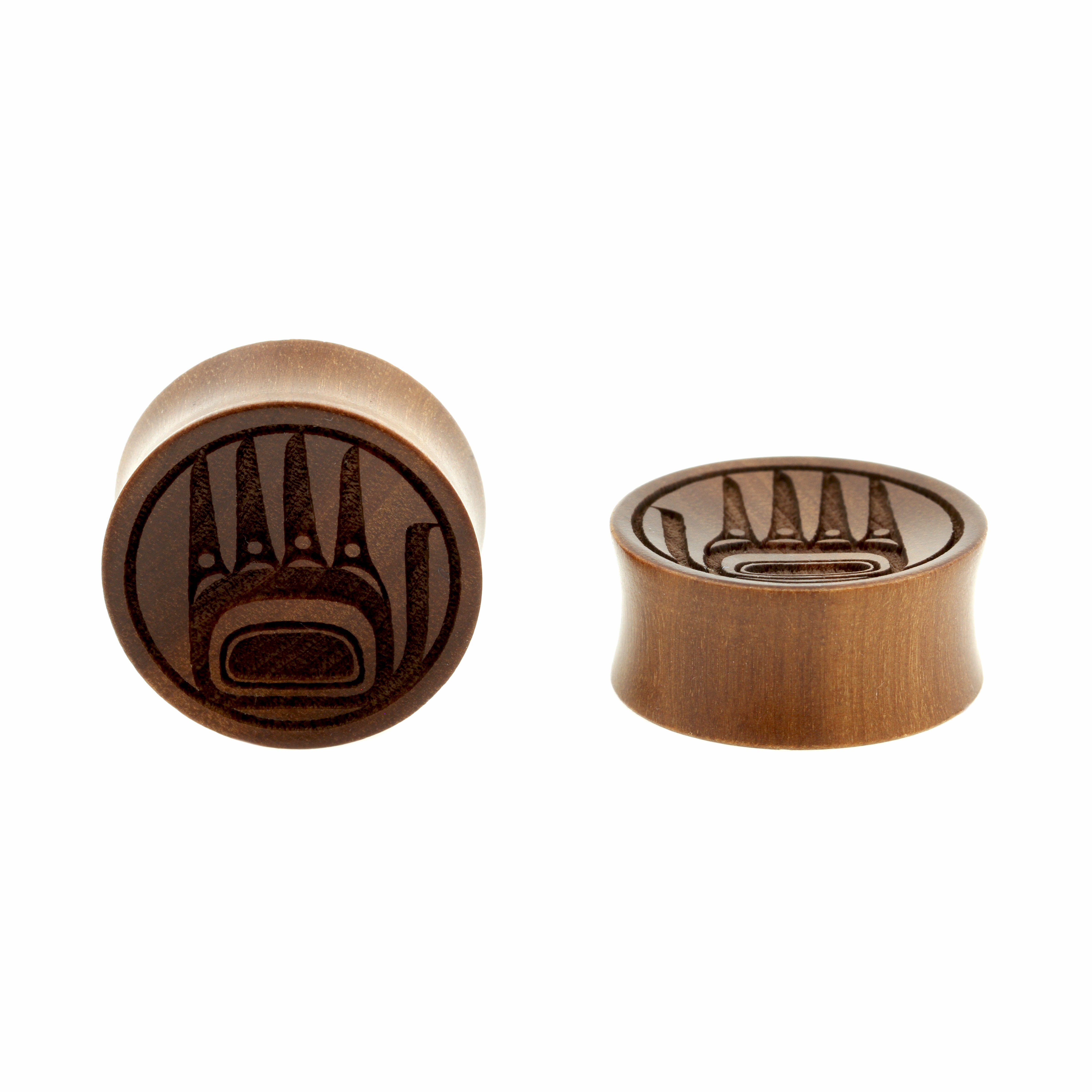 Houten Healing Hand - Sawo Bruin