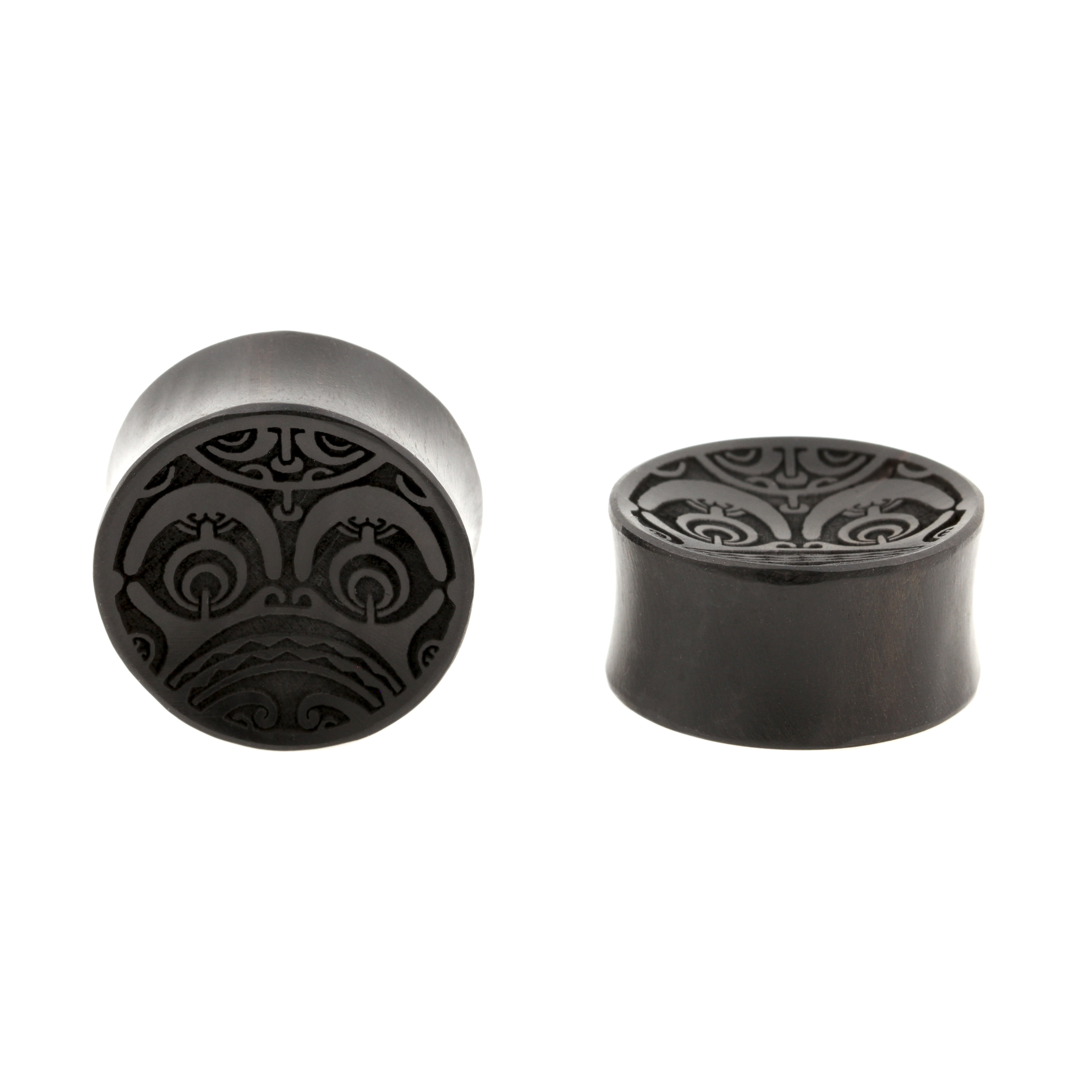 Houten Marquesan Tiki - Areng Zwart