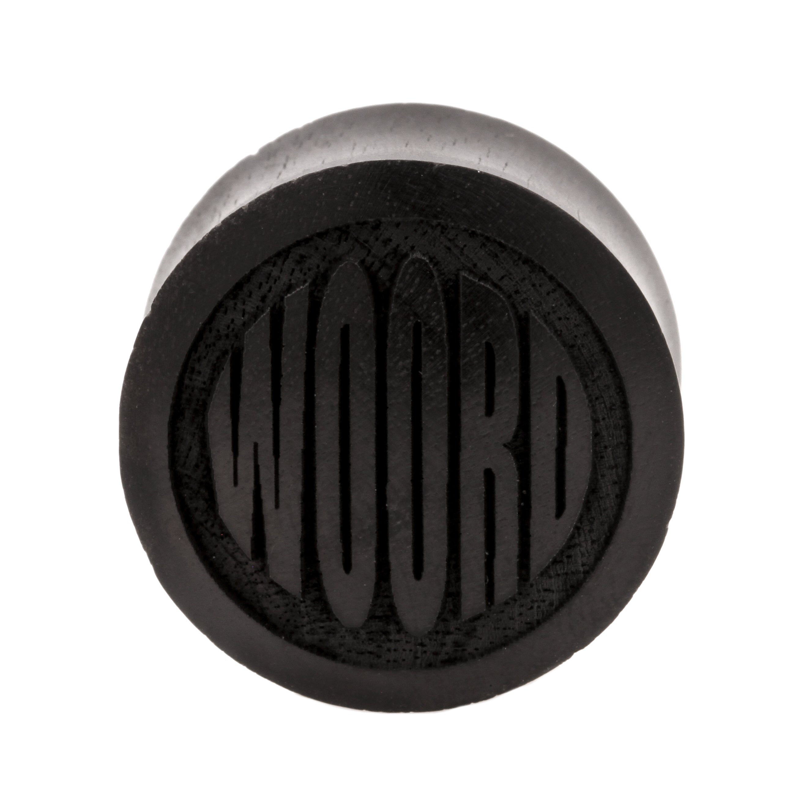 Houten Custom Woord Plugs - Areng Zwart