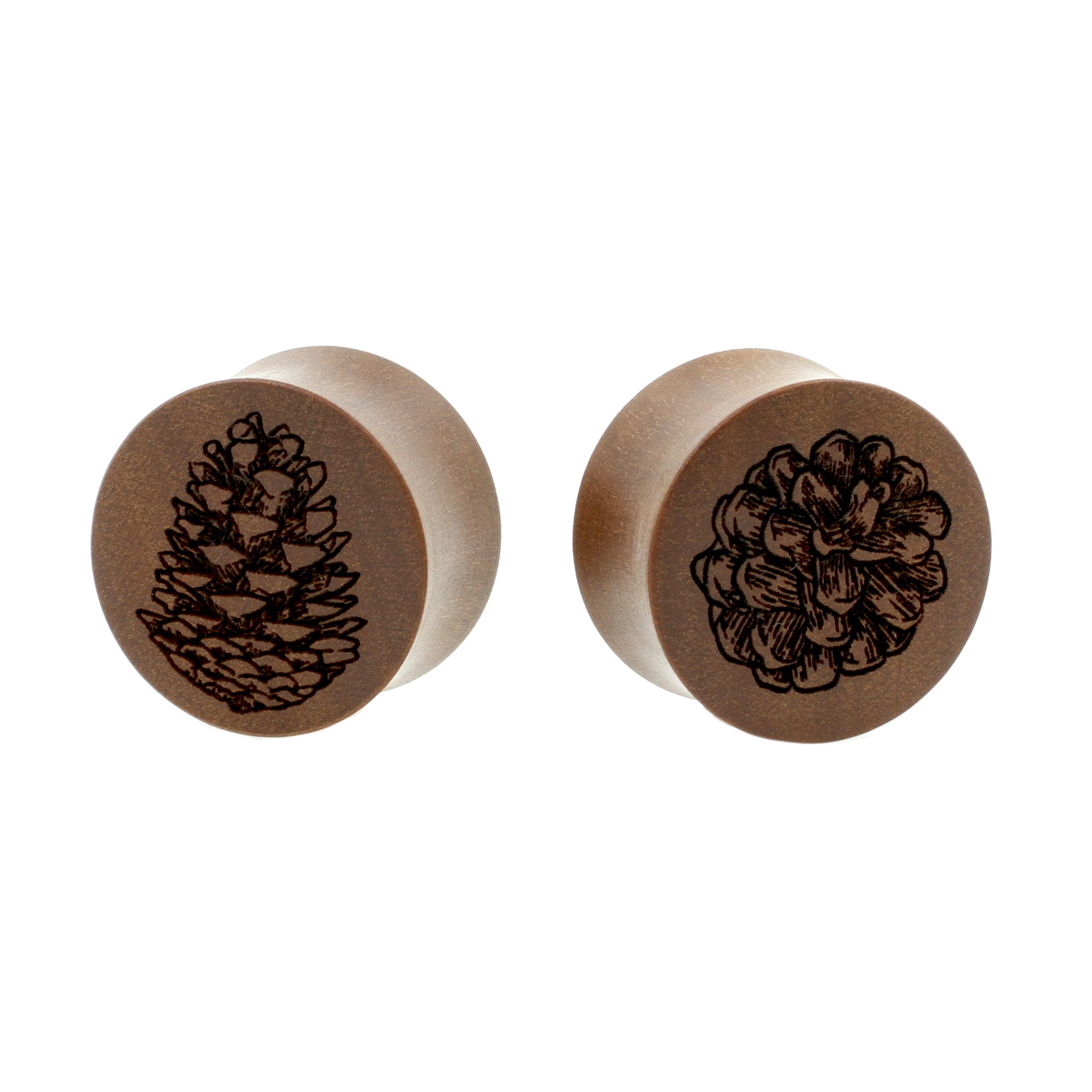 Houten Pinecone Plugs - Sawo Houten Roodbruin