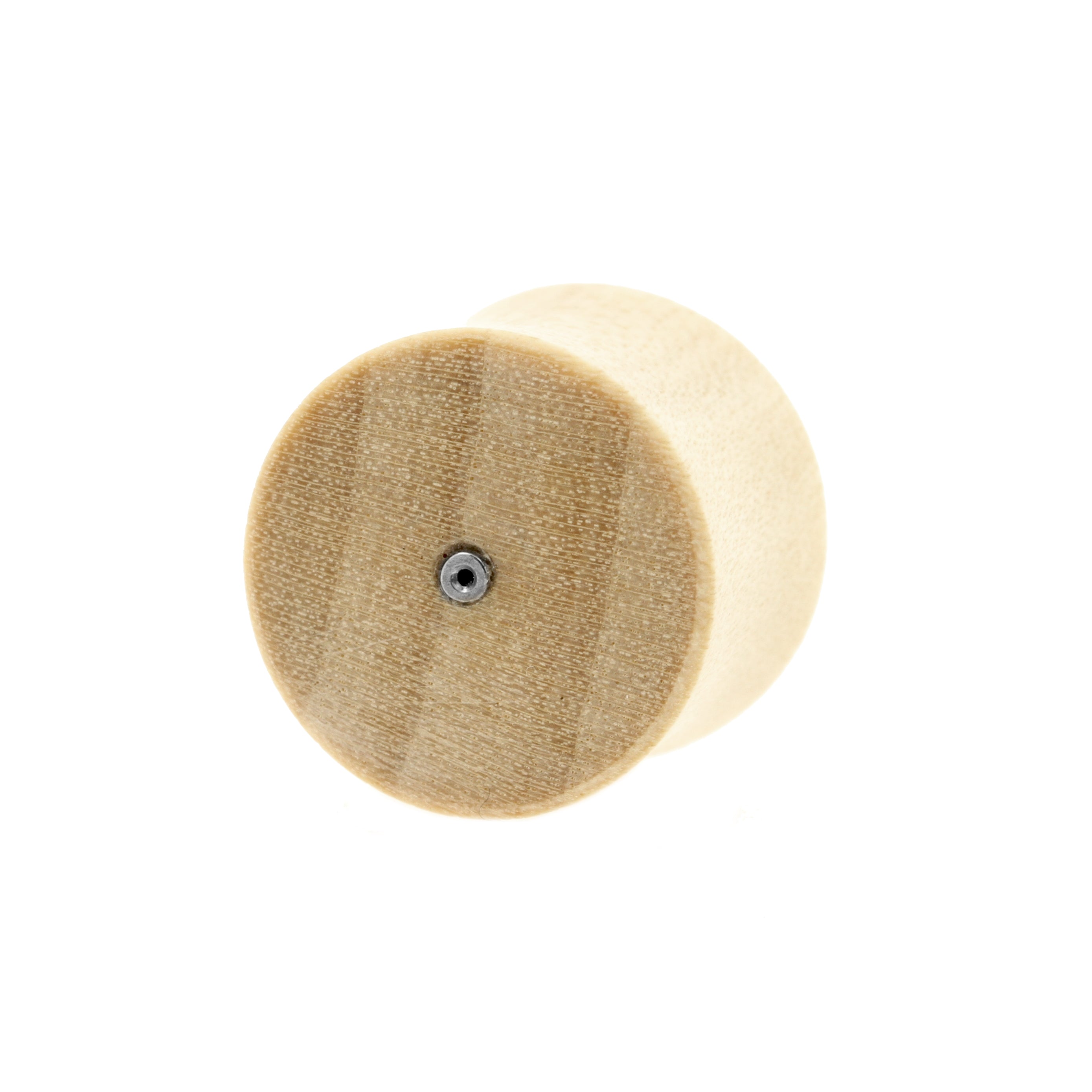 Houten Threadless Plugs - Crocodile Houten Licht Bruin