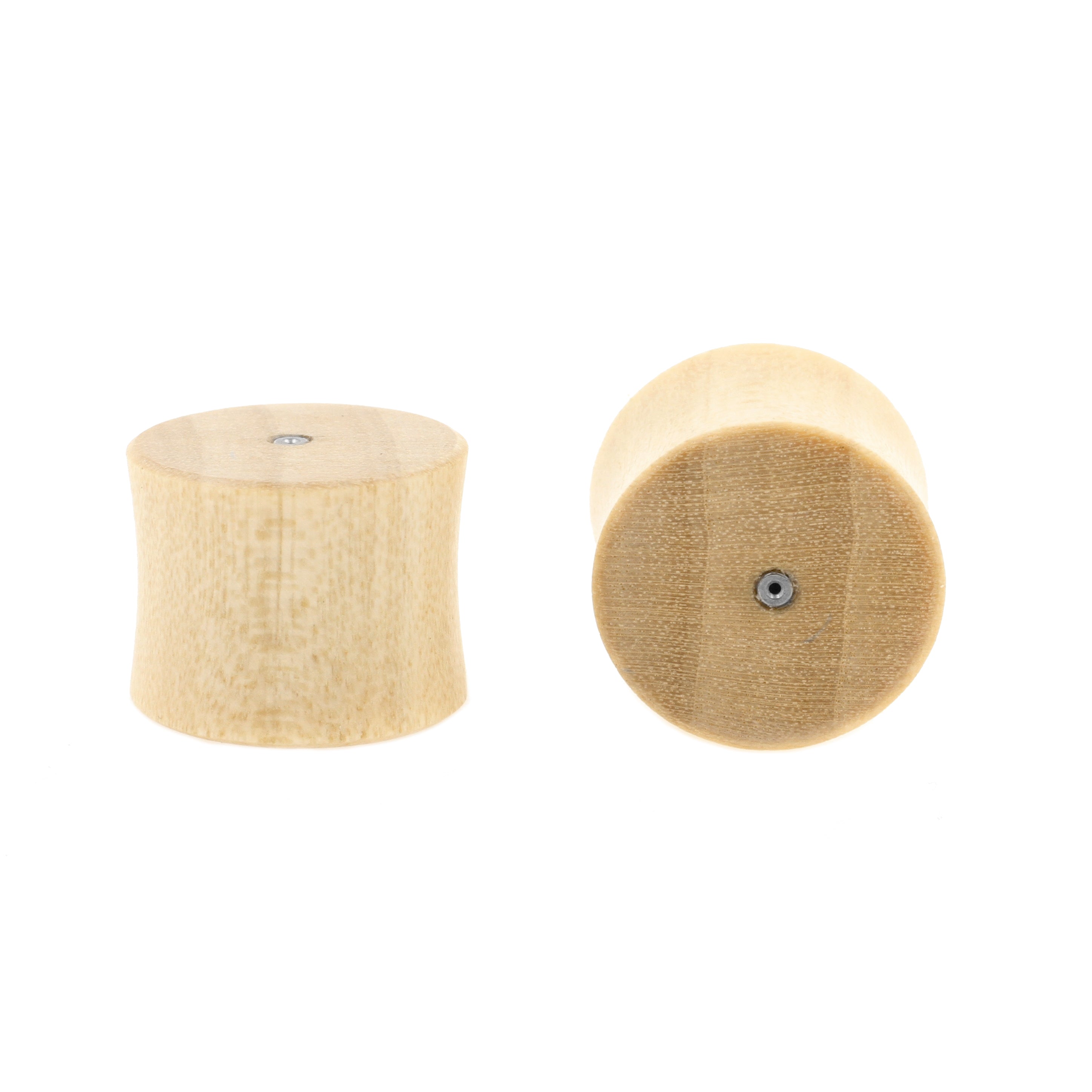 Houten Threadless Plugs - Crocodile Houten Licht Bruin