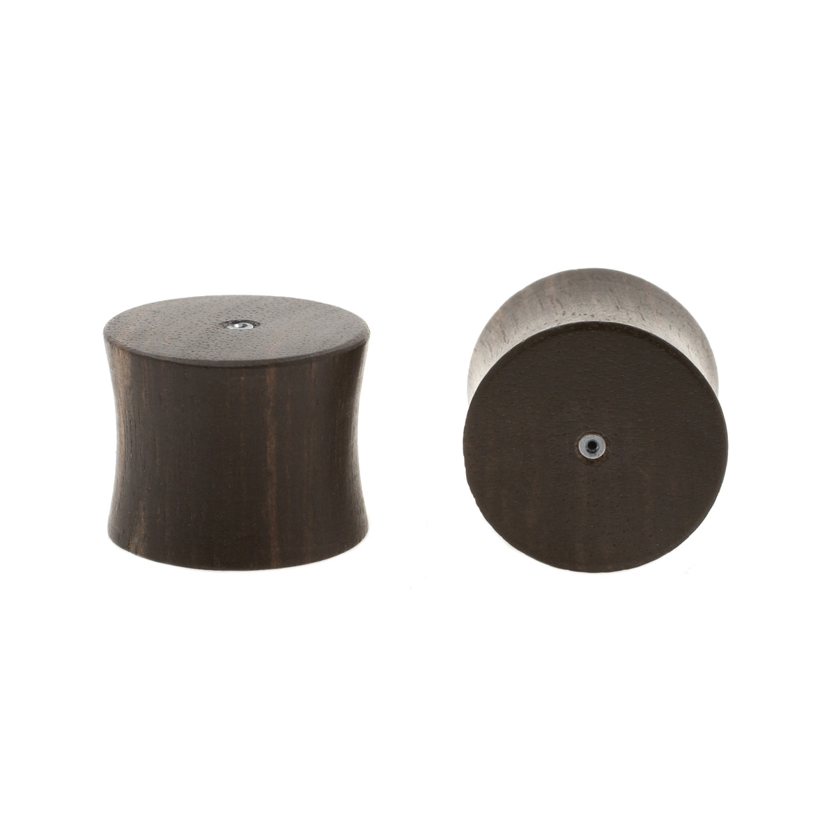 Threadless Plug Houten Threadless Plugs - Areng Houten Zwart