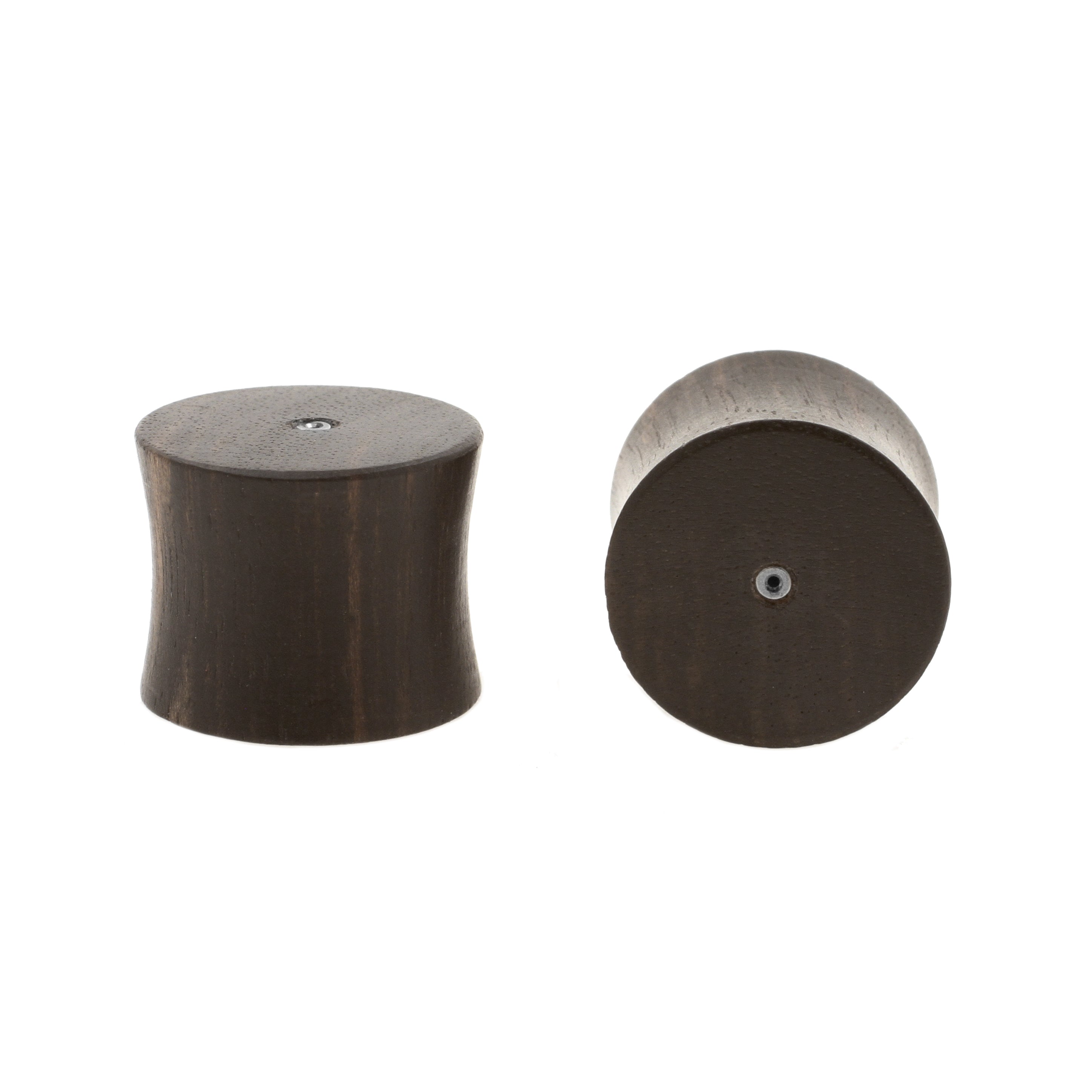 Houten Threadless Plugs - Areng Houten Zwart