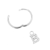 Alphabet Letter Earring - B