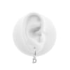 Alphabet Letter Earring - D