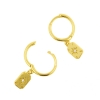 Ear Hoops - Zirkonia Square