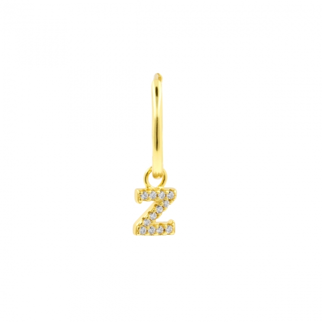 Alphabet Letter Earring - Z