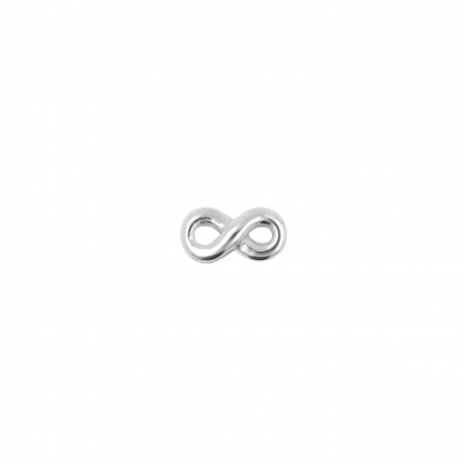 White Gold Infinity - Threadless