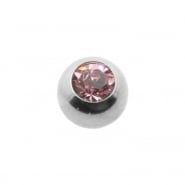 Mini Jewelled threaded ball